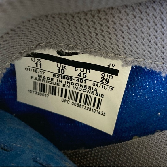 Nike Men's Tanjun Racer Blue Running Shoes Sneakers 921669-401 - Picture 9 of 10